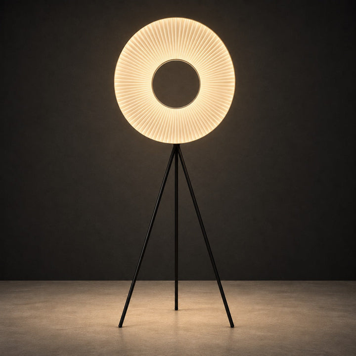 Iris Bahia Single Ring Floor Lamp by Interior Moderna