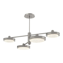 Iris Mobile Chandelier by Hammerton Studio – 4 Lights in Beige Silver
