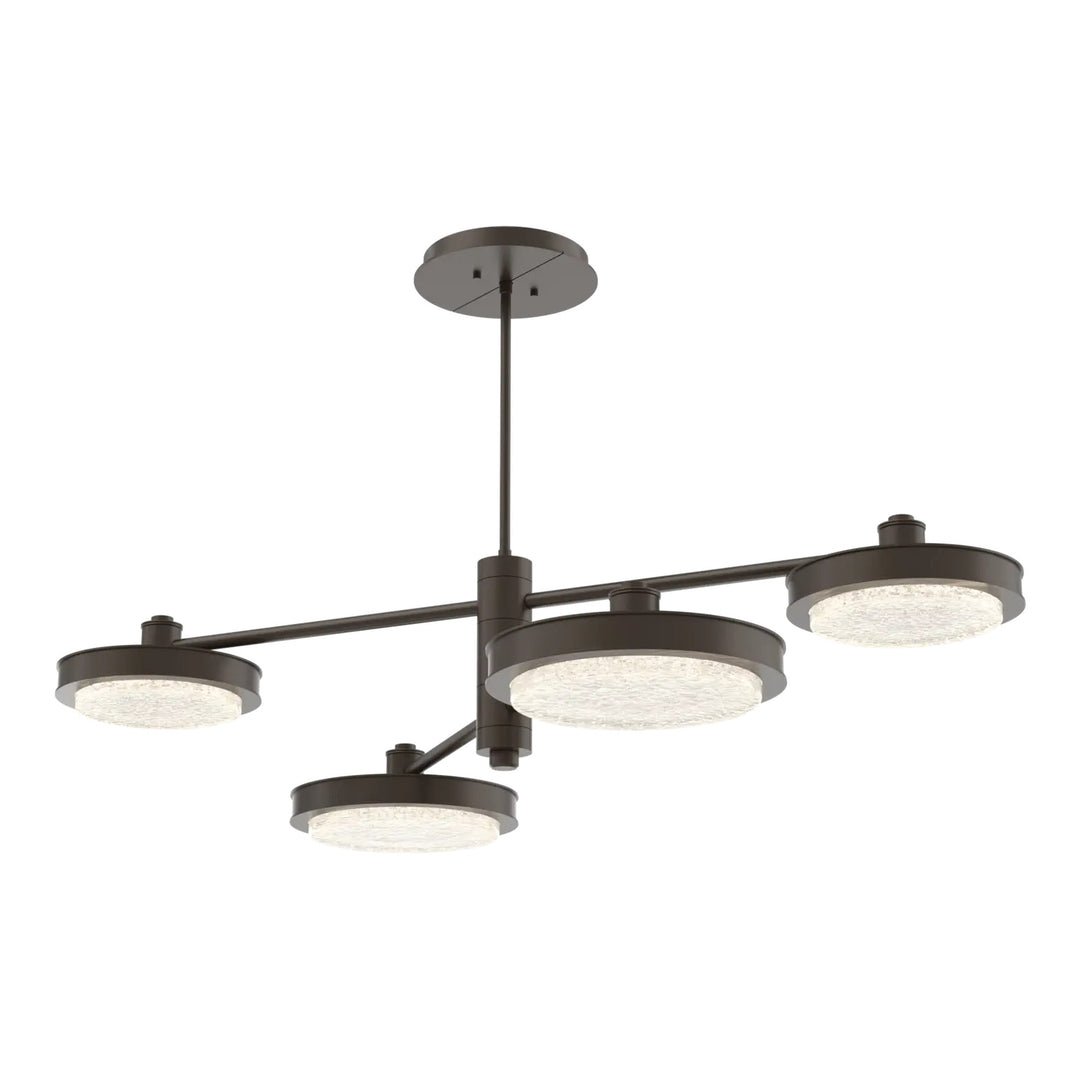 Iris Mobile Chandelier by Hammerton Studio – 4 Lights in Flat Bronze
