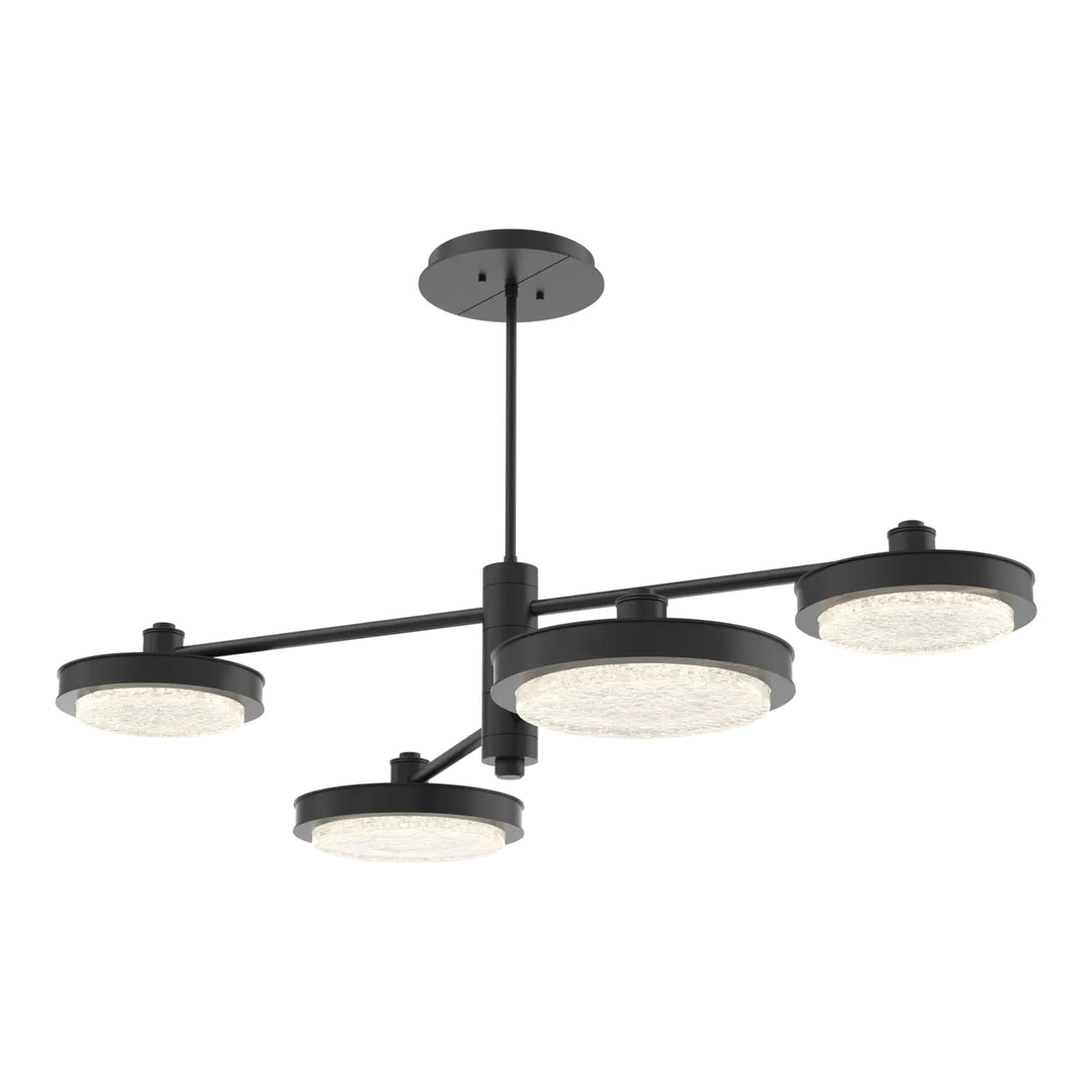 Iris Mobile Chandelier by Hammerton Studio – 4 Lights in Matte Black