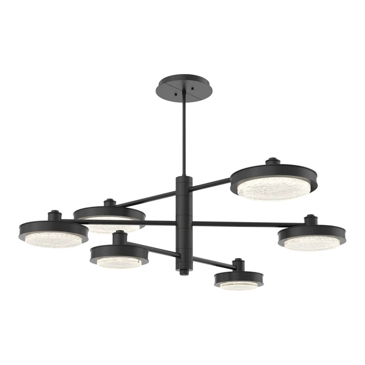 Iris Mobile Chandelier by Hammerton Studio – 6 Lights in Matte Black