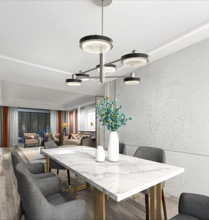 Iris Mobile Chandelier by Hammerton Studio in a styled interior