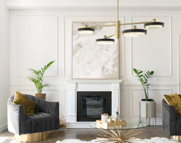 Iris Mobile Chandelier by Hammerton Studio in a styled interior