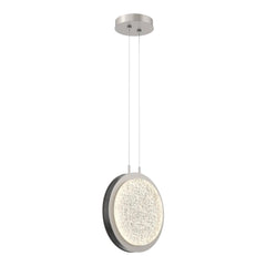 Iris Pendant by Hammerton Studio in Beige Silver
