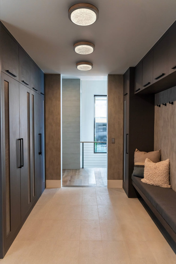 Iris Single Glass Sconce &amp; Flush Mount by Hammerton Studio in a styled interior