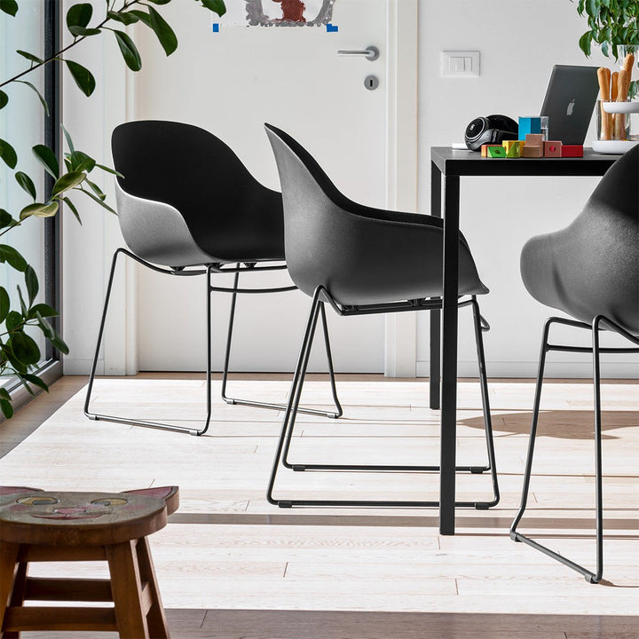 Iron Dining Table by Connubia in a styled interior
