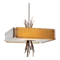 Ironwood Square Chandelier by Hammerton Studio