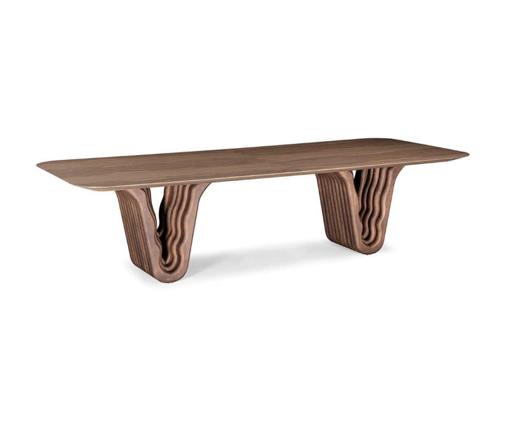 DOLOMITAS Dining Table In Walnut  By Uultis Dining Table Uultis Design