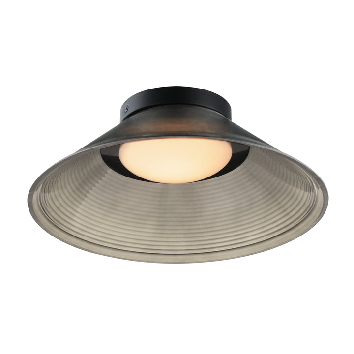 Jensen 12" Wall Sconce by ET2 Lighting in Black finish