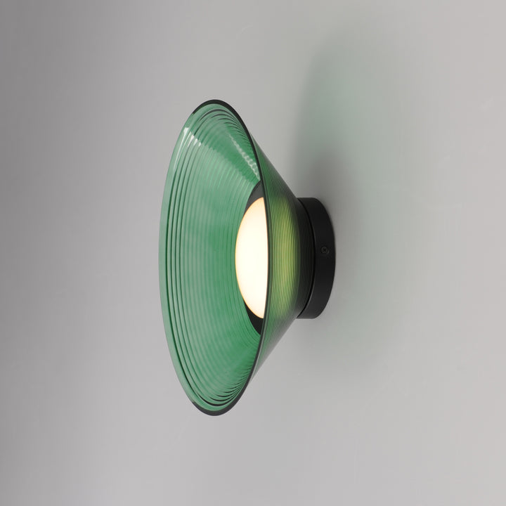 Jensen 12" Wall Sconce by ET2 Lighting, styled view 2