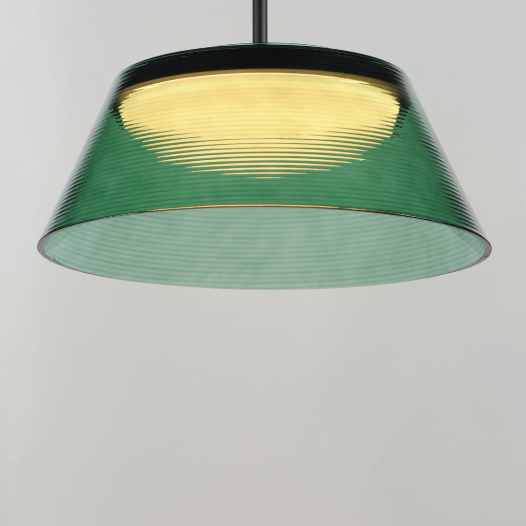 Jensen 18" LED Pendant by ET2 Lighting, styled view 3