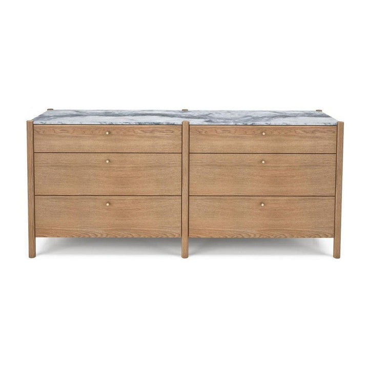 Jules 6 Drawer Dresser Huppe