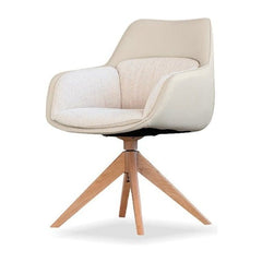 JULES Dining Chair Swivel 360 Light Cream Mobital
