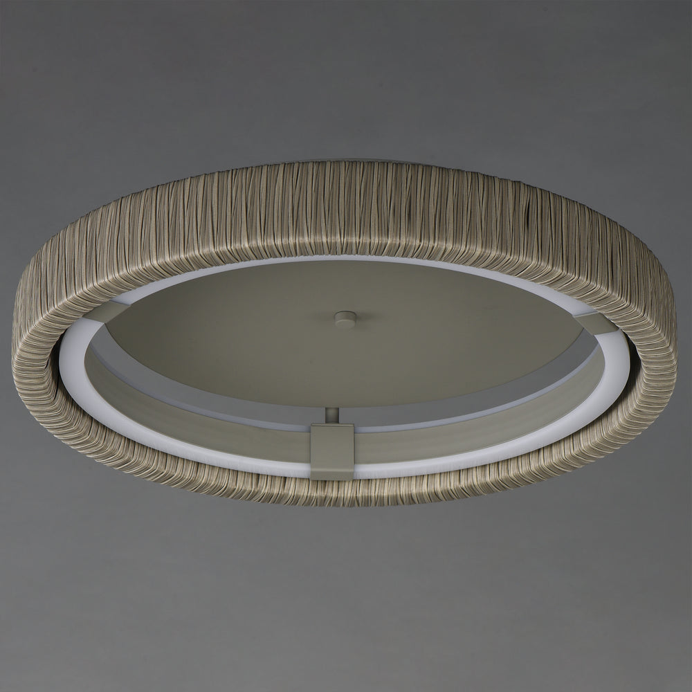 Kaia 20" LED Semi-Flush Mount - 5CCT by ET2 Lighting, styled view 1