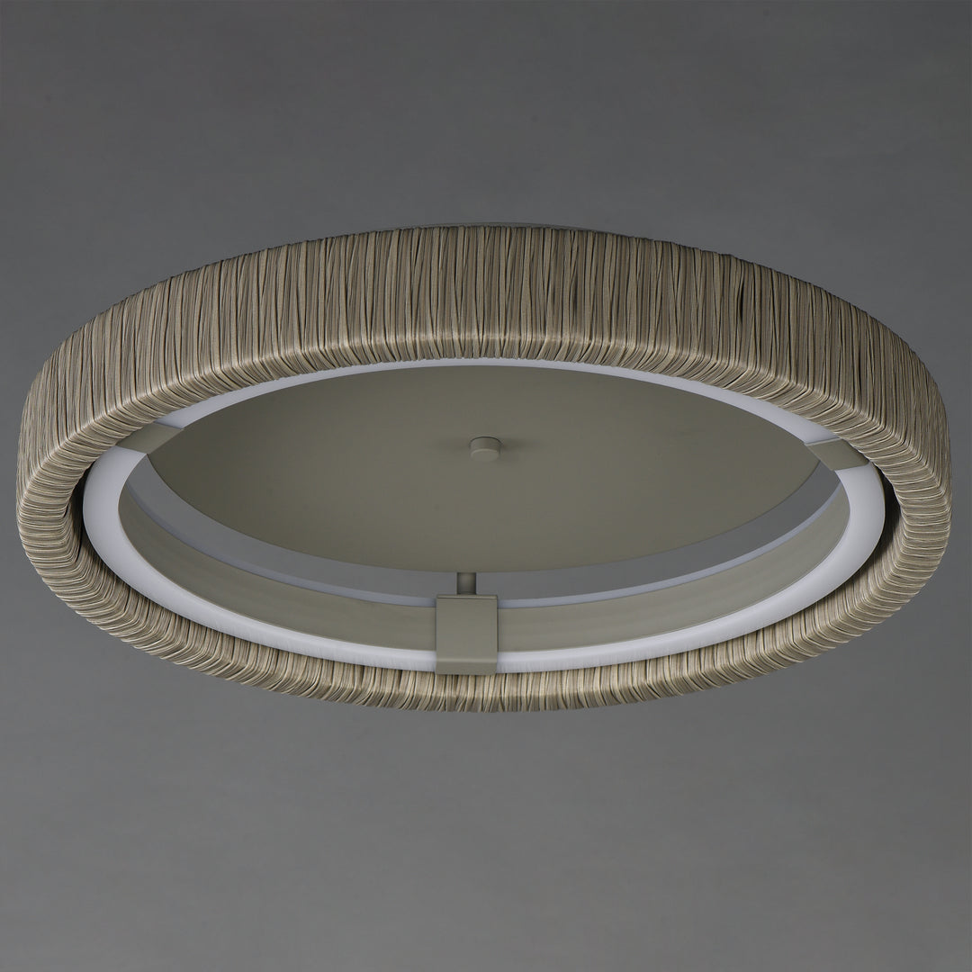Kaia 20" LED Semi-Flush Mount - 5CCT by ET2 Lighting, styled view 1