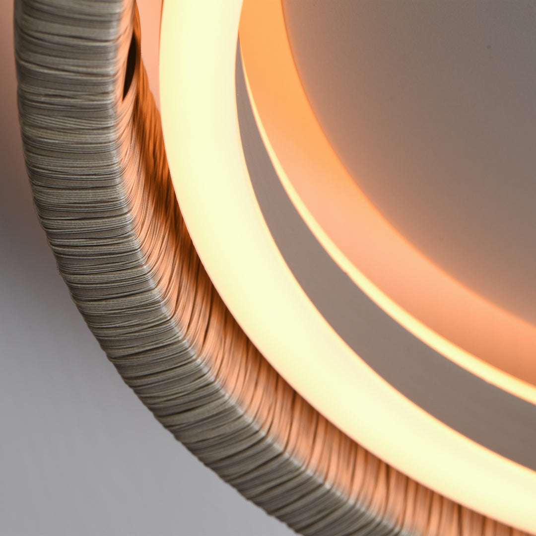 Kaia 20" LED Semi-Flush Mount - 5CCT by ET2 Lighting, styled view 3