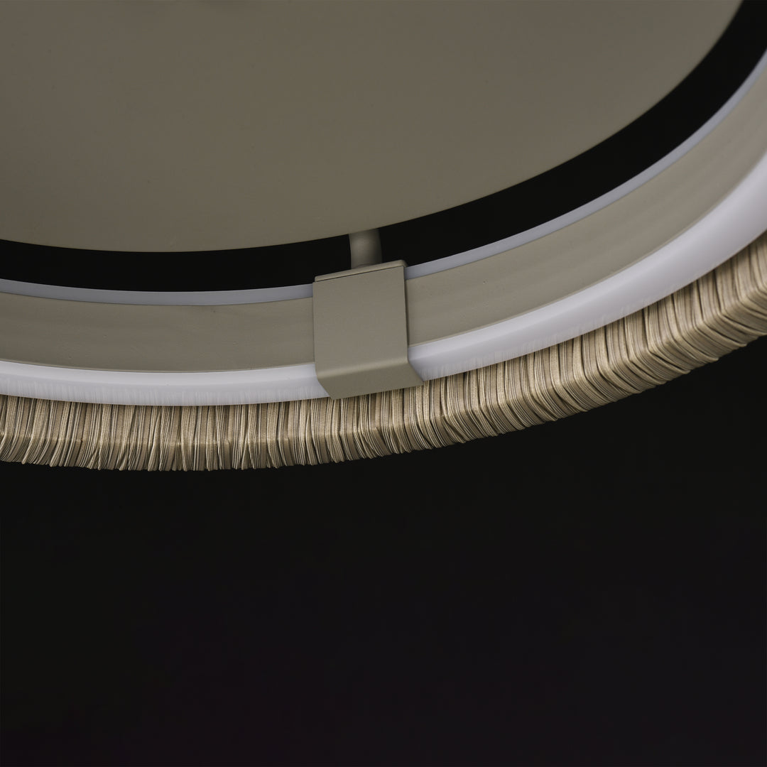 Kaia 20" LED Semi-Flush Mount - 5CCT by ET2 Lighting, styled view 4
