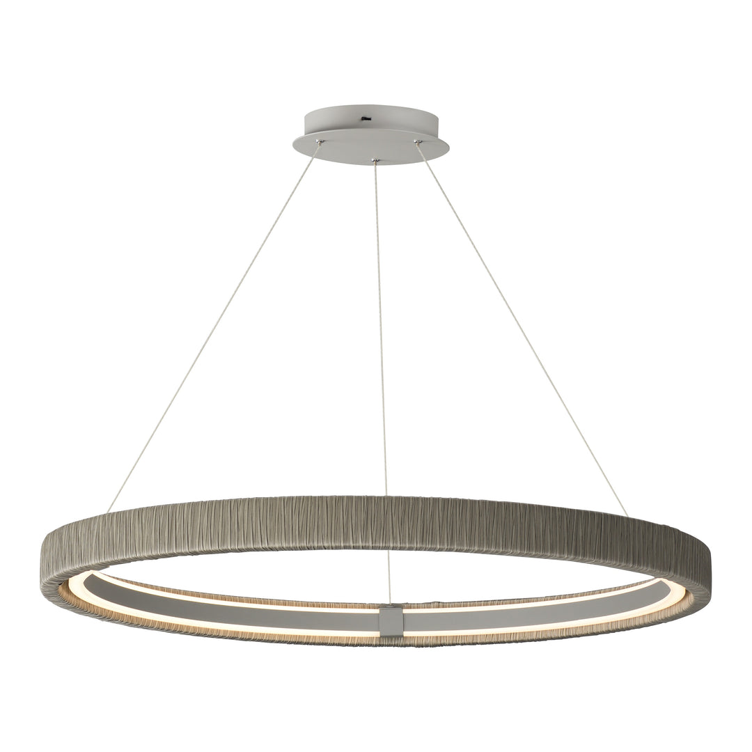 Kaia 36" Pendant - 5CCT by ET2 Lighting in Gray, front view