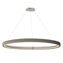 Kaia 48" Pendant - 5CCT by ET2 Lighting in Gray, front view