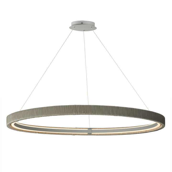 Kaia 48" Pendant - 5CCT by ET2 Lighting in Gray, front view
