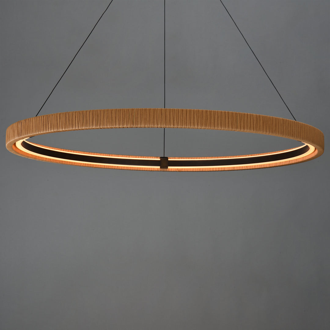 Kaia 48" Pendant - 5CCT by ET2 Lighting, styled view 6