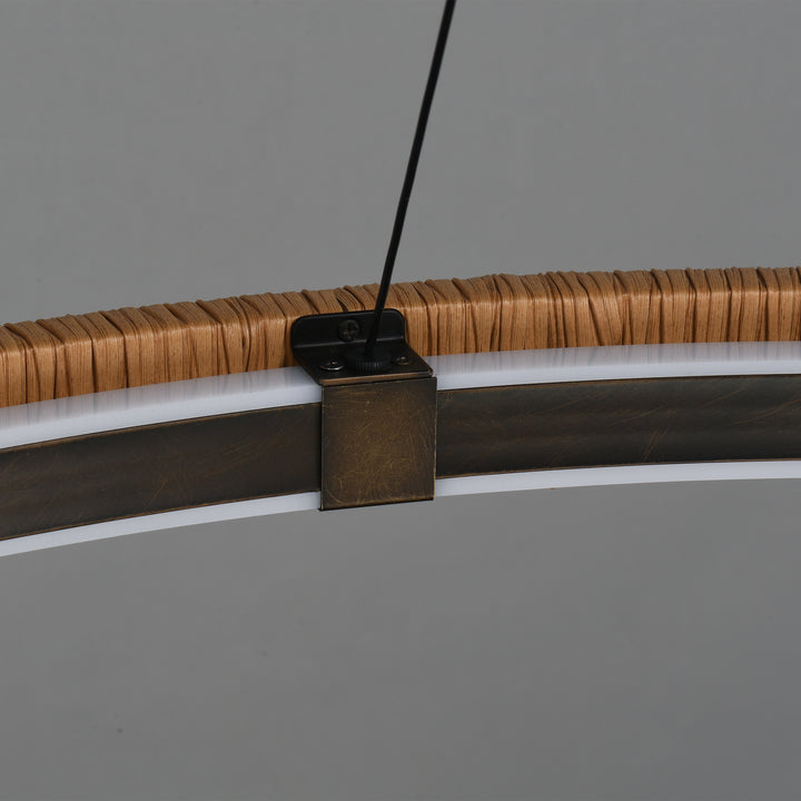 Kaia 48" Pendant - 5CCT by ET2 Lighting, styled view 8