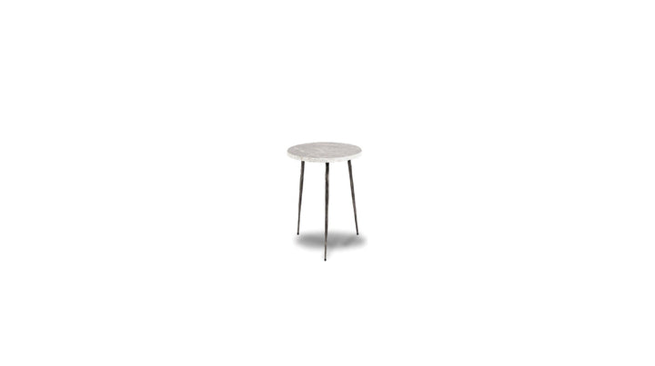 KAII END table in Grey Marble by Mobital product view