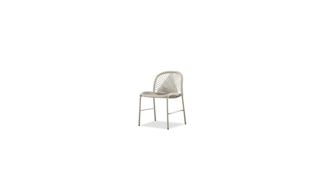 KAMARI Indoor/Outdoor  Dining Chair Stackable in Taupe