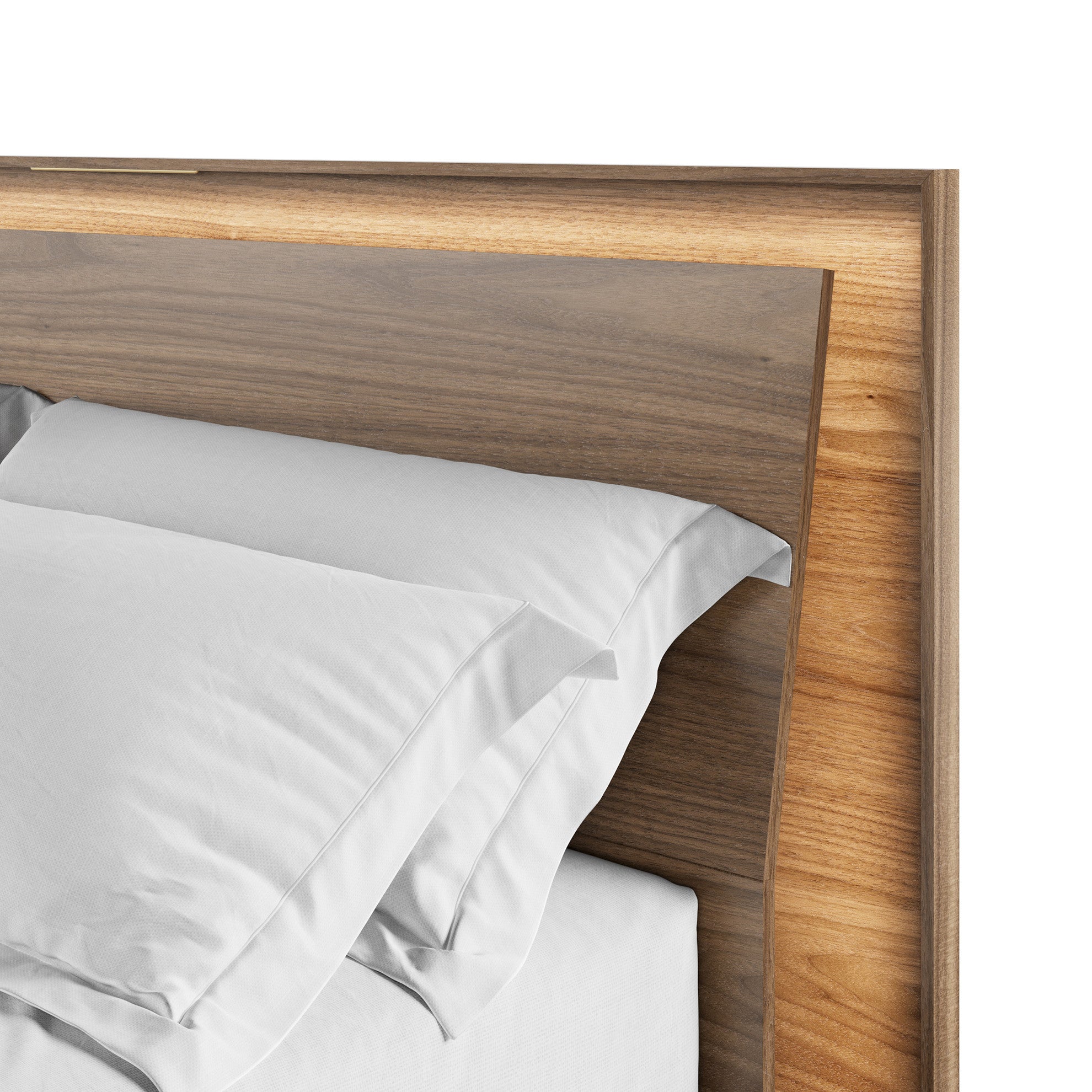 Kava 9619 King Bed by BDI | Modern Smart Platform Bed