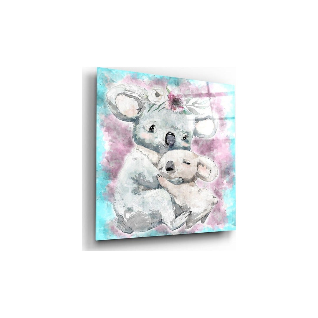 Koala Glass Wall Art Insigne