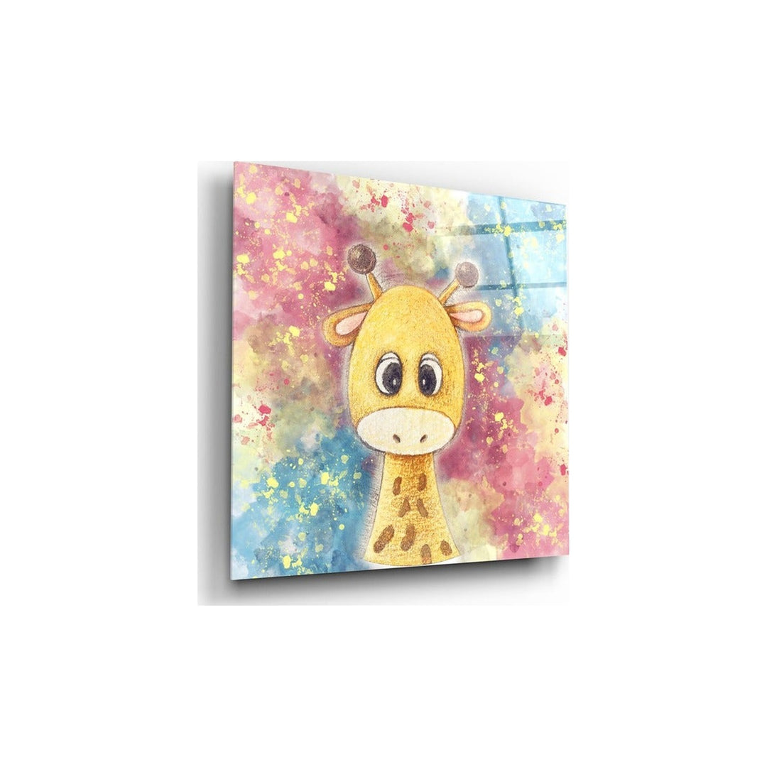 Giraffe Glass Wall Art Insigne