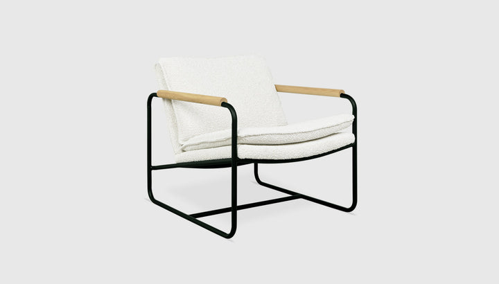 Kelso Chair in Node Alabaster on white background