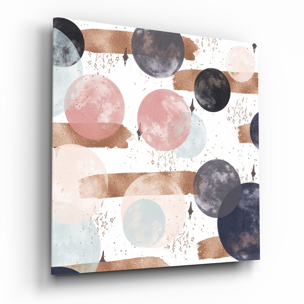 Bounces Glass Wall Art.