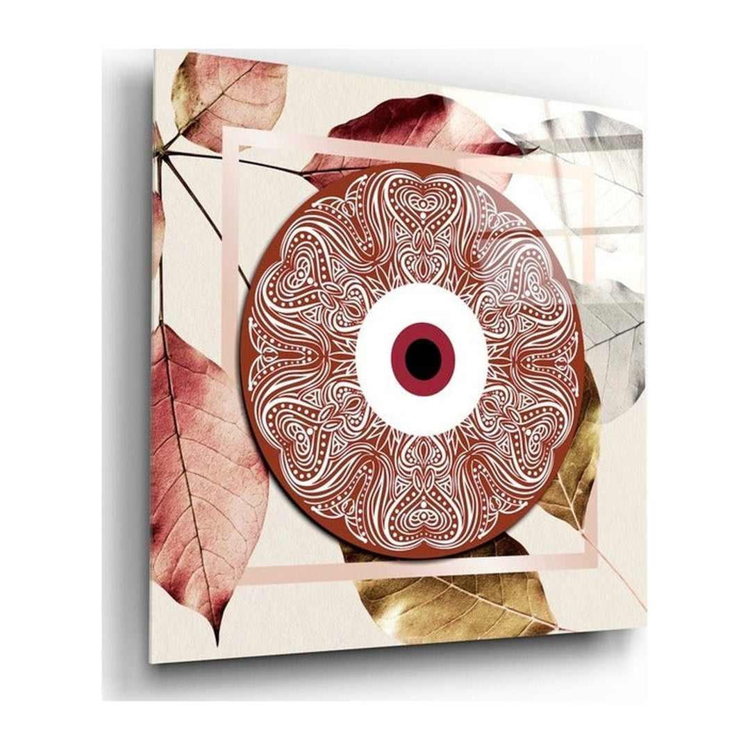 Red Evil Eye Glass Wall Art Insigne