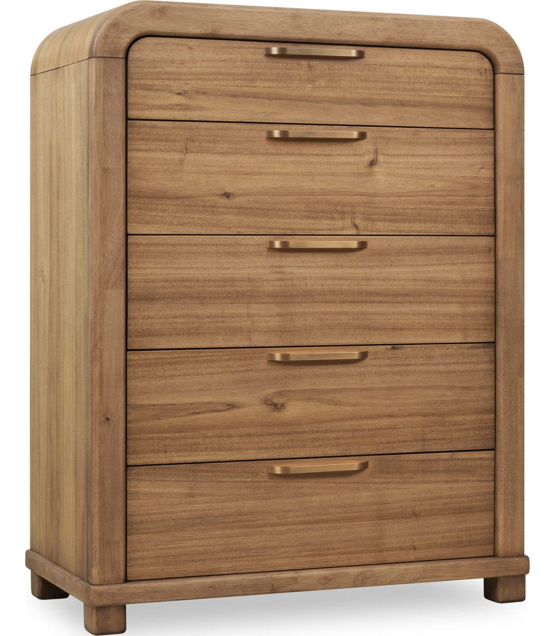 Kione Five Drawer Chest in Lioness — on a white background