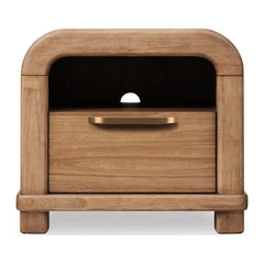 Kione One Drawer Nightstand by Modus in Lioness — on a white background