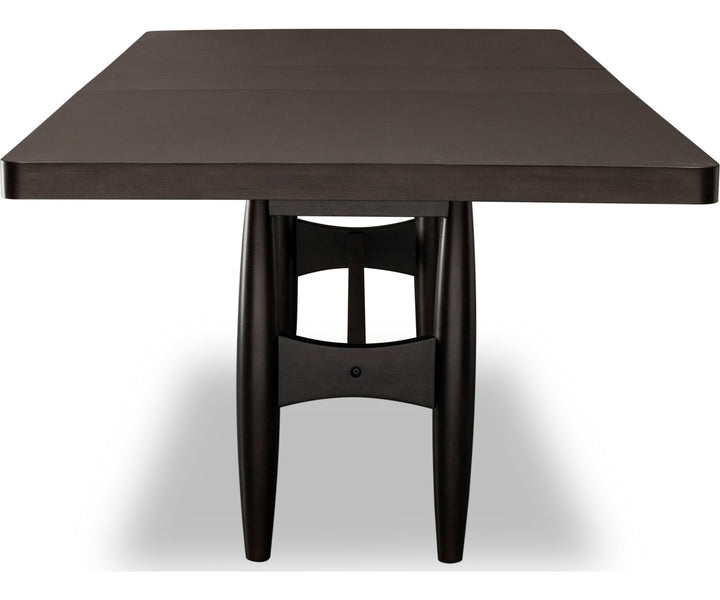 Koko Extendable Rectangular Dining Table in Minx — product view on a white background