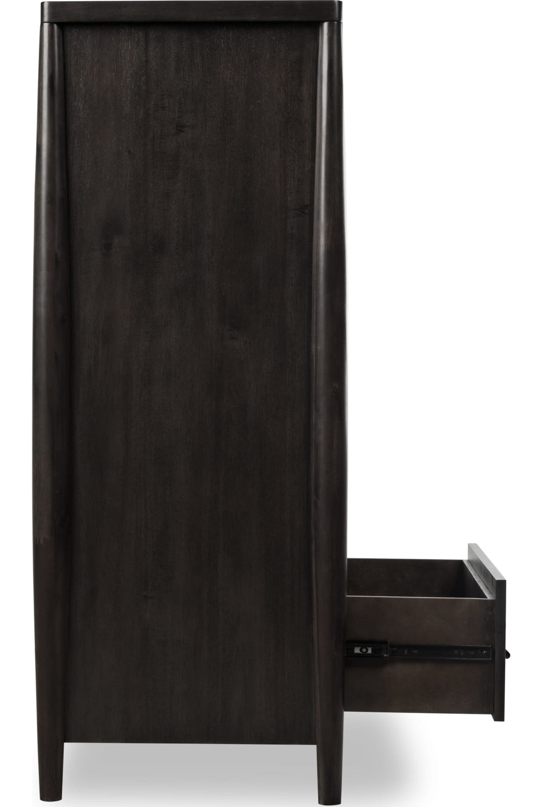Koko Five Drawer Chest in Minx — side view