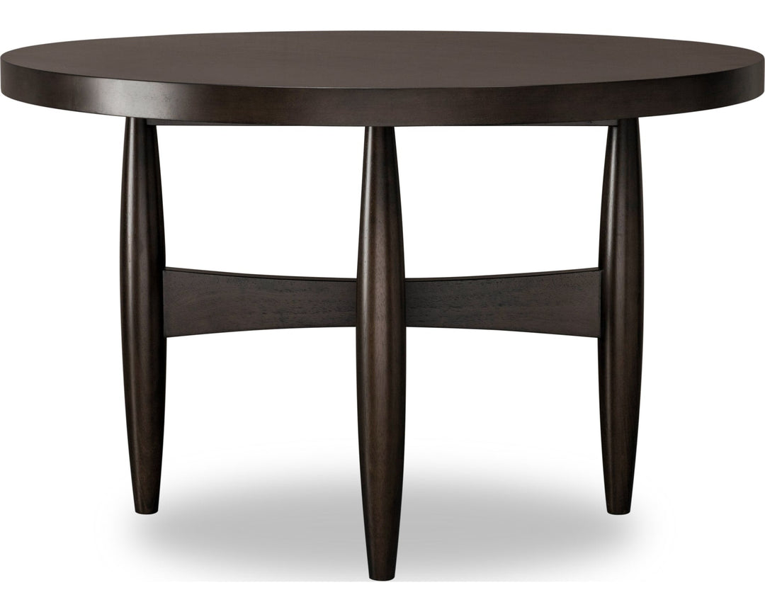 Koko Round Dining Table in Minx — product view on a white background