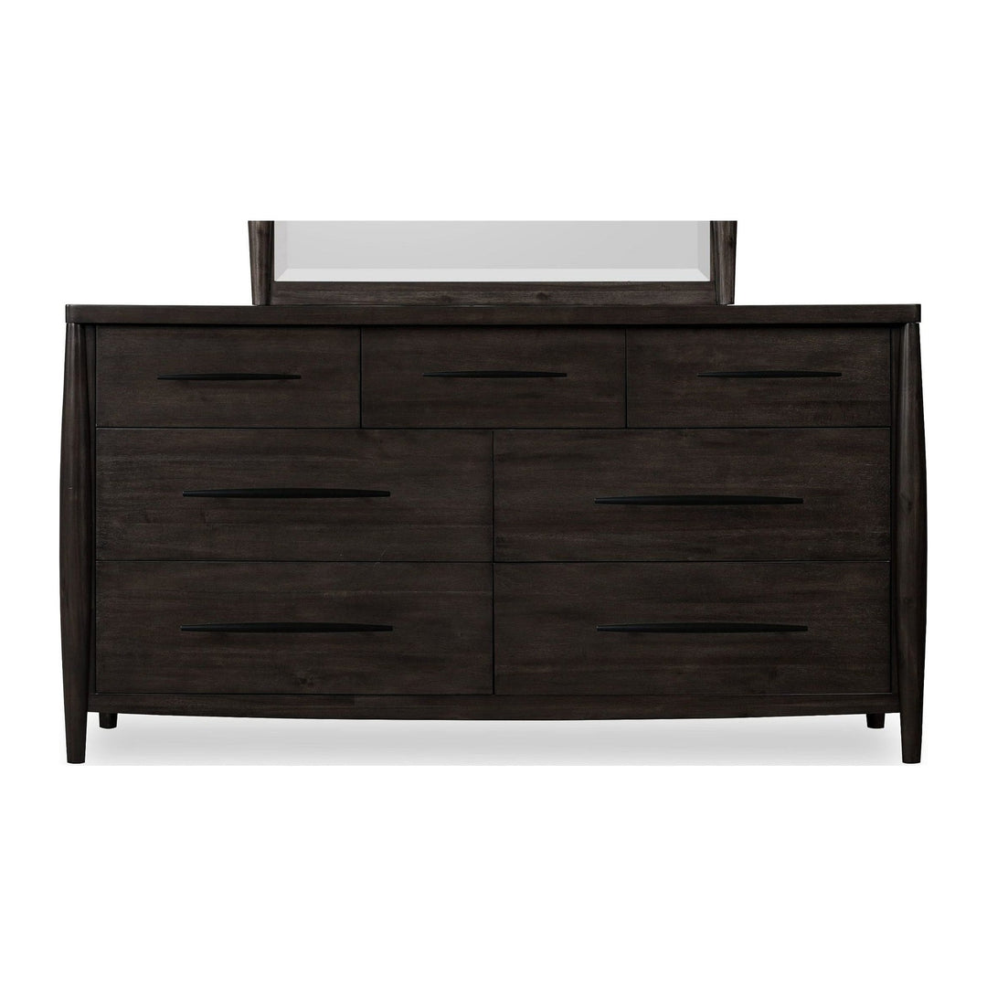 Koko Seven Drawer Dresser by Modus in Minx — on a white background
