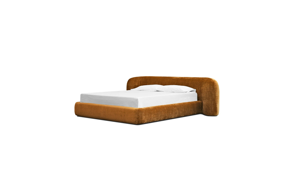 KURV Bed in Roasted Pumpkin Mobital