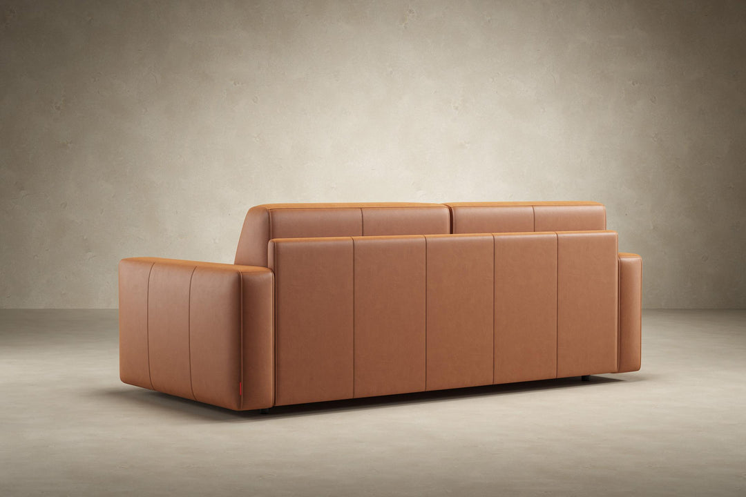 Carnell Leather Sleeper Sofa by Innovation Living, studio view (3)
