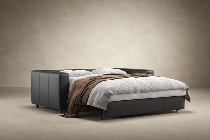 Neah Leather Queen Sleeper Sofa by Innovation Living, studio view (4)