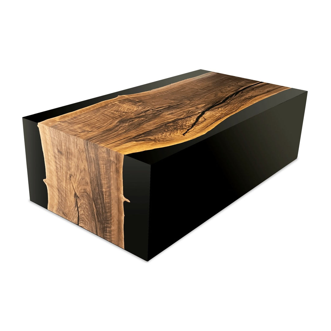 Ladda Walnut Wood Coffee Table Arditi Collection