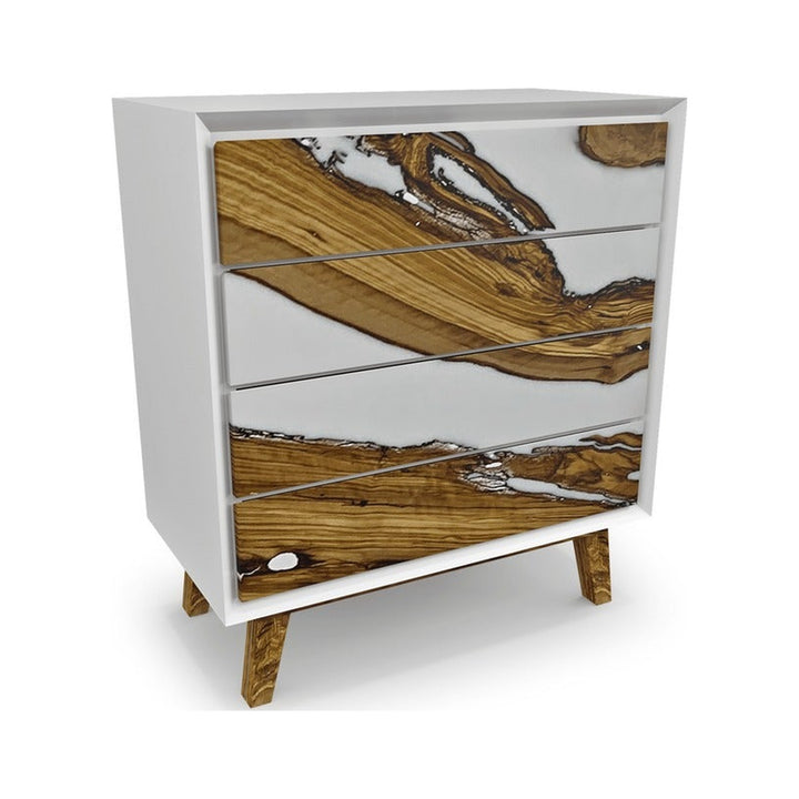 Lampetia Olive Wood White Dresser Arditi Collection