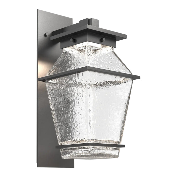 Landmark Outdoor Arm Sconce by Hammerton Studio in Argento Grey