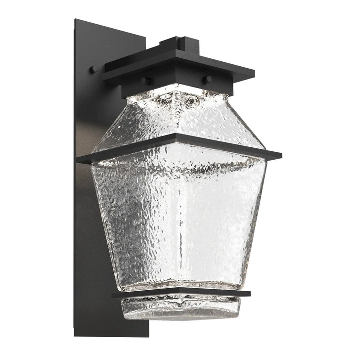 Landmark Outdoor Arm Sconce by Hammerton Studio in Textured Black