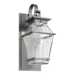 Landmark Outdoor Shepherd’s Hook Sconce by Hammerton Studio in Argento Grey