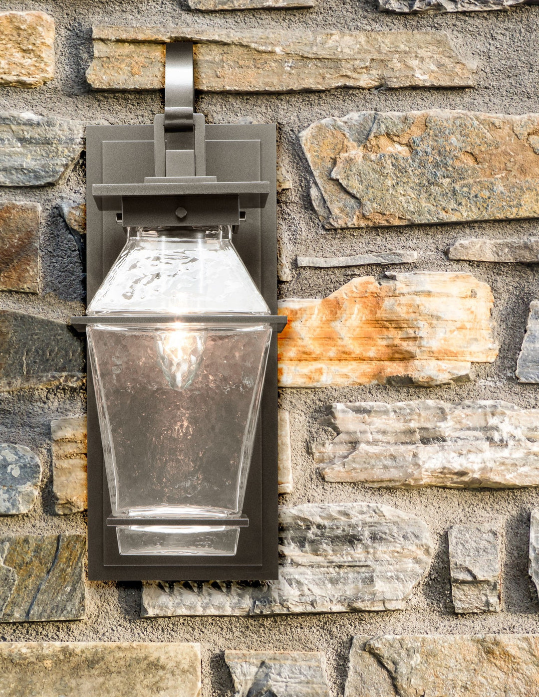Landmark Outdoor Shepherd’s Hook Sconce by Hammerton Studio in a styled interior