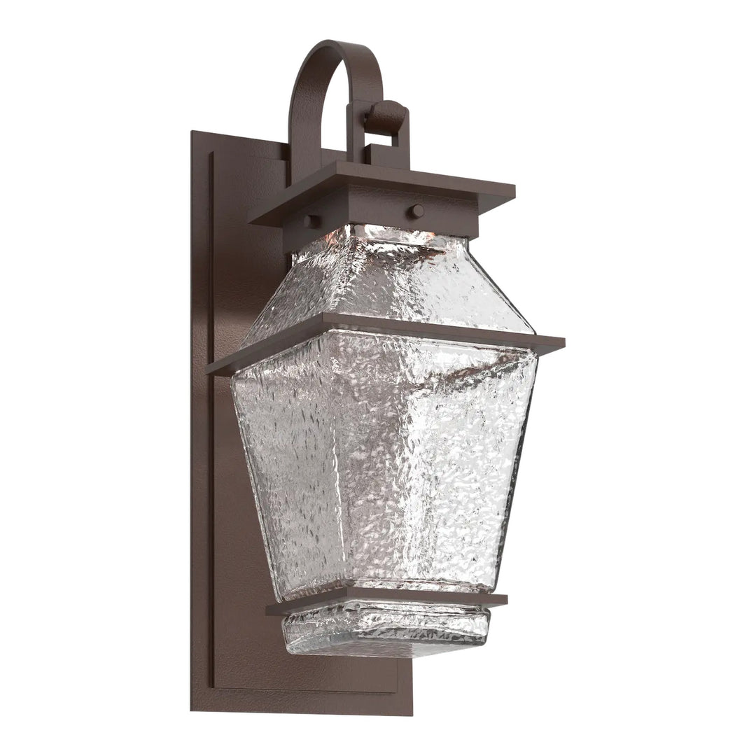 Landmark Outdoor Shepherd’s Hook Sconce by Hammerton Studio in Statuary Bronze